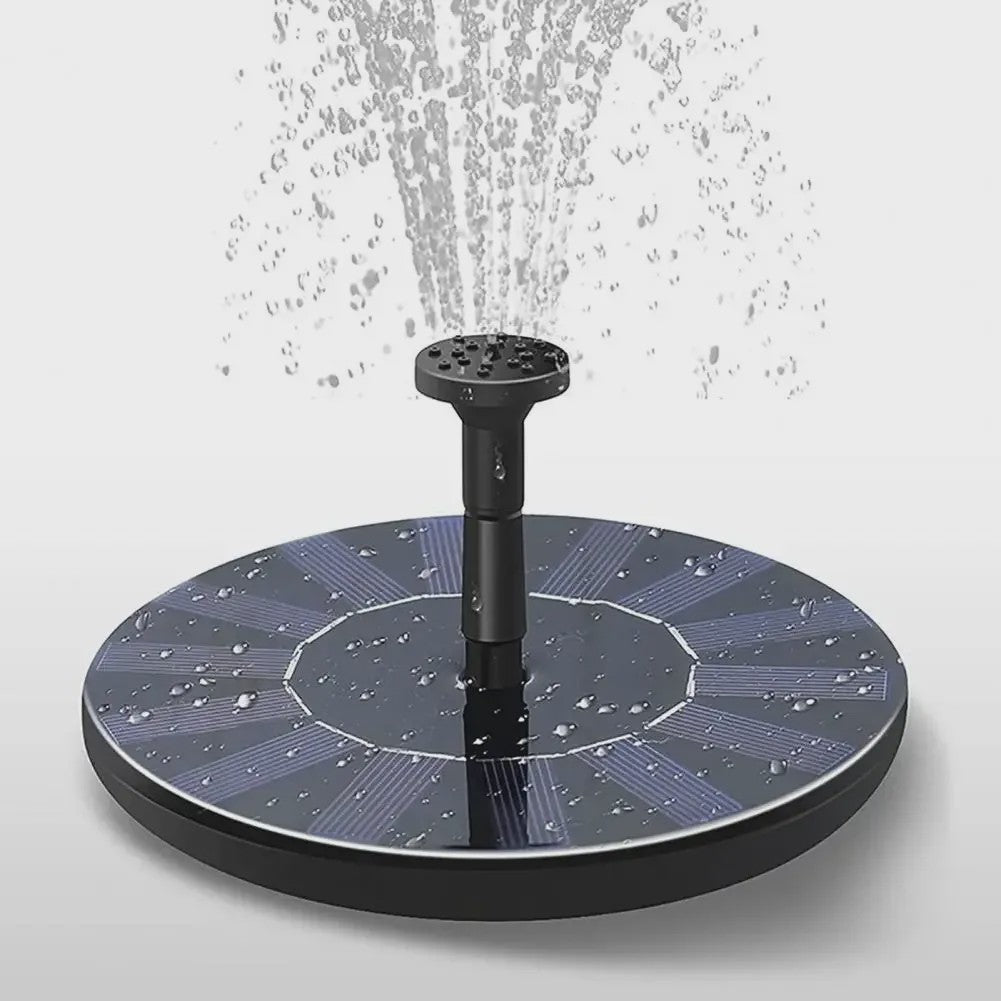 Zonne-energie drijvende fonteinpomp - 13/16/18cm - Ideaal voor vogelbad, vijver & tuin