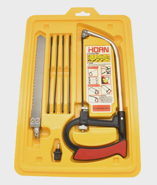 8-in-1 Multifunctionele Handzaag Kit met 6 Zaagbladen voor Metaal, Hout en Glas