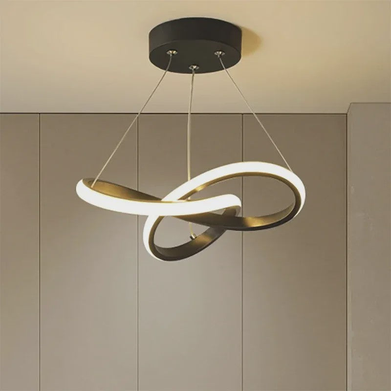 Moderne LED Plafondlamp met Uniek Streamlined Design - Sfeervolle Hanglamp