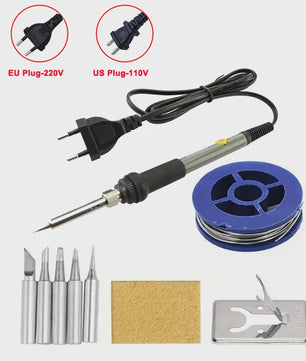 60W Verstelbare Temperatuur Soldeerbout - EU 220V / US 110V Plug - Ideaal voor DIY Reparatie