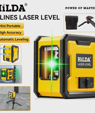 HILDA Laser Waterpas 2 Lijnen Groen Zelfnivellerend Draagbaar met Magneet