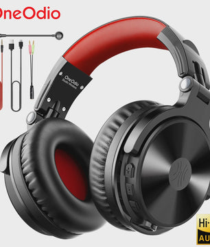Oneodio Draadloze Bluetooth 5.2 Gaming Headset met 110 Uur Batterijduur & Boom Microfoon