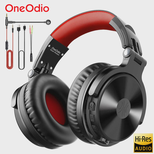 Oneodio Draadloze Bluetooth 5.2 Gaming Headset met 110 Uur Batterijduur & Boom Microfoon