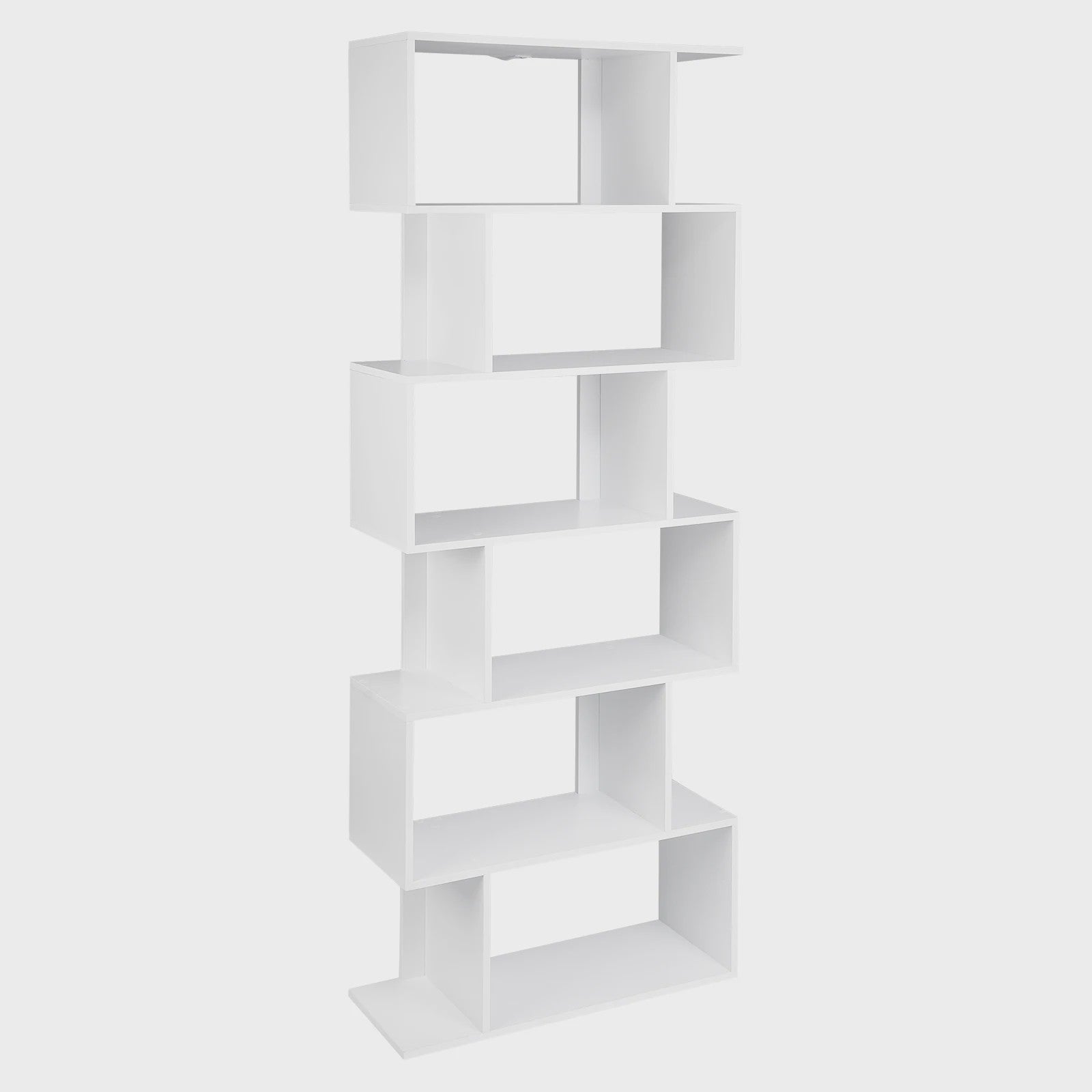 Moderne Boekenkast met 6 Kubussen - Stijlvolle Opbergoplossing voor Woonkamer, Slaapkamer of Kantoor