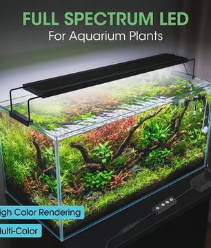 LED Aquarium Verlichting met Timer & Instelbare Helderheid - Full Spectrum, Verstelbaar