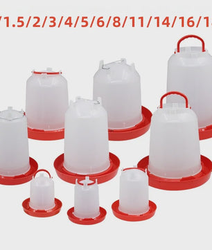 Automatische Kippen Drinkbak - Plastic Voederapparaat - Diverse Maten (1L t/m 18L)