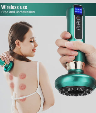 Elektrische Cupping Massager: 6 standen vacuüm, Gua Sha, anti-cellulitis & body shaping