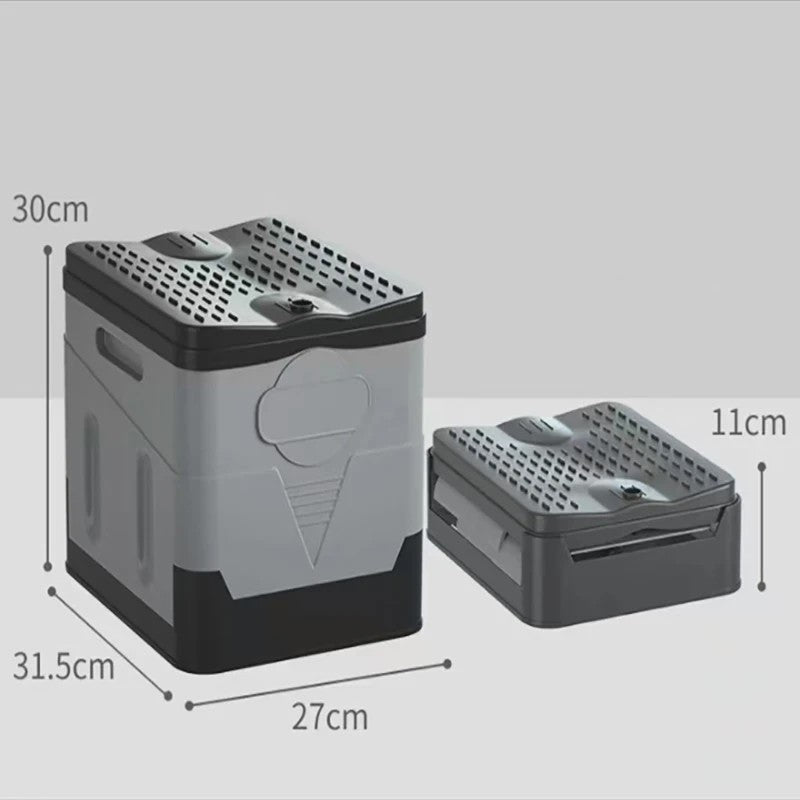 Opvouwbaar Camping Toilet - Draagbaar & Geurvrij Noodtoilet voor Auto, Reizen & Buiten