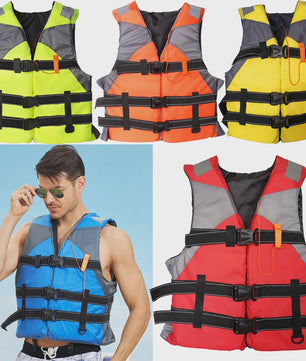 Professioneel Reddingsvest voor Volwassenen en Kinderen - Veilig Drijven bij Watersporten zoals Vissen, Zeilen, Surfen en Kajakken