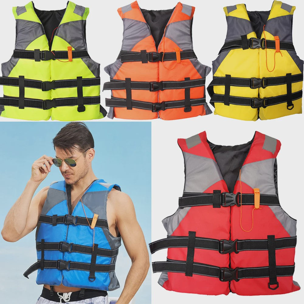Professioneel Reddingsvest voor Volwassenen en Kinderen - Veilig Drijven bij Watersporten zoals Vissen, Zeilen, Surfen en Kajakken