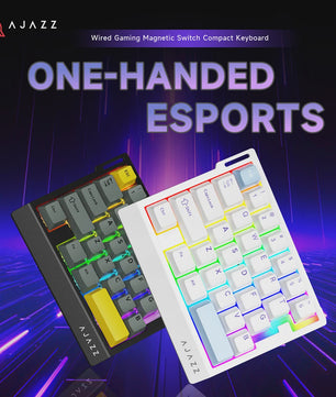 AJAZZ AK029 Mechanisch Gaming Toetsenbord - Compact, Hot-Swappable, One-Handed Esports