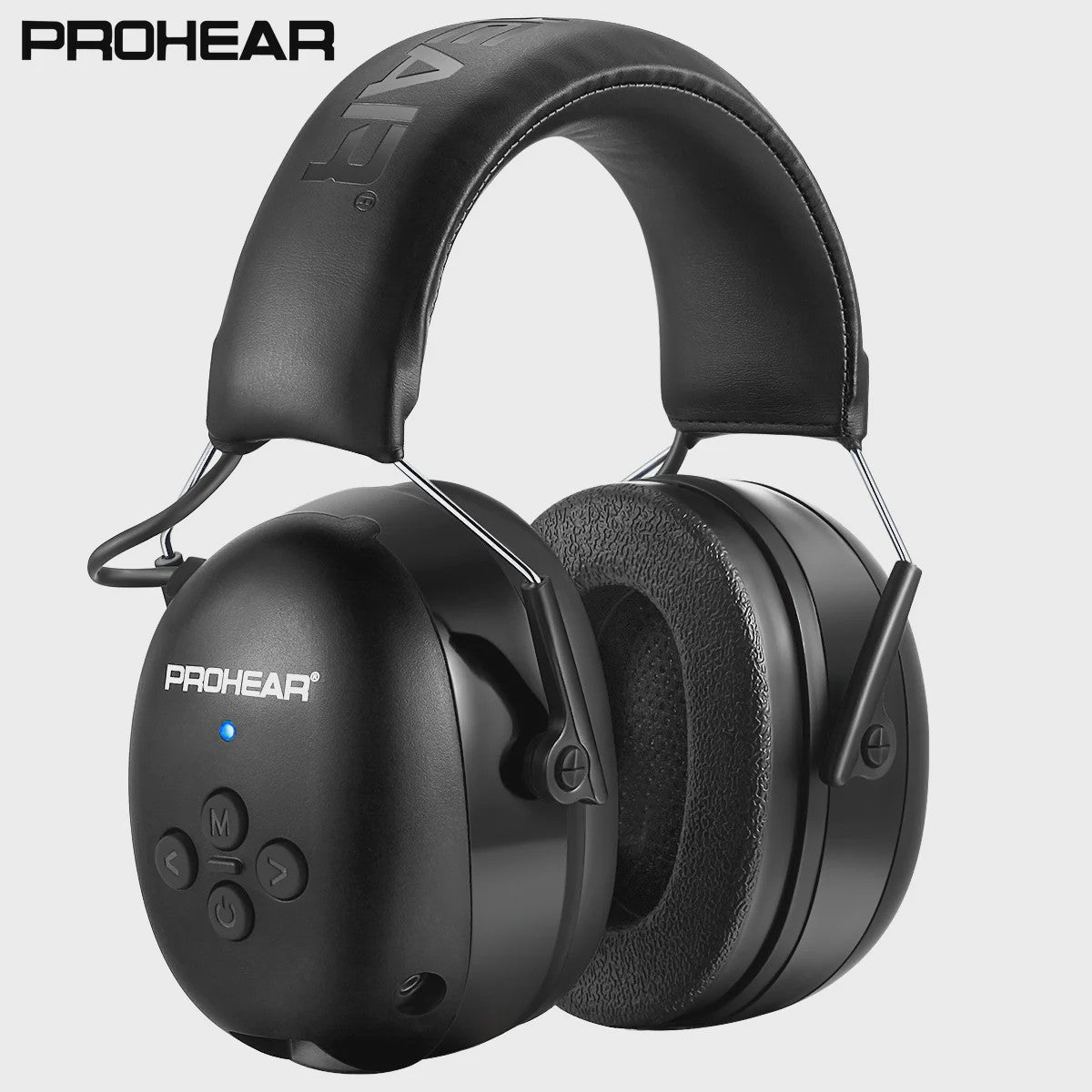 PROHEAR Bluetooth 5.0 Gehoorbescherming Koptelefoon met Ruisonderdrukking & Oplaadbare Batterij
