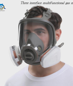 Professioneel Gasmasker 6800 - Volledig Gelaatsmasker met Verwisselbaar Filter voor Industrieel Gebruik