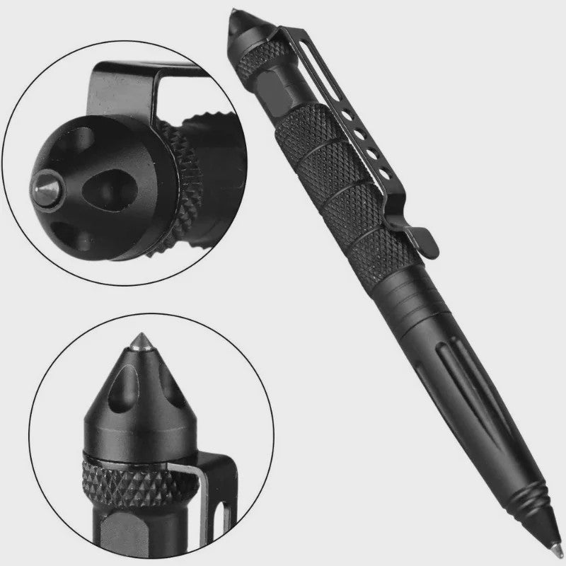 Tactische Multifunctionele Pen - Noodgereedschap & Glassnijder