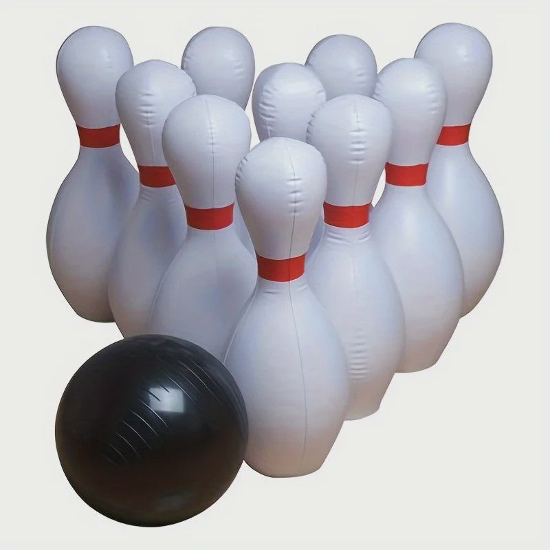 Opblaasbare Bowling Set 7-delig PVC - Leuk voor Binnen & Buiten!