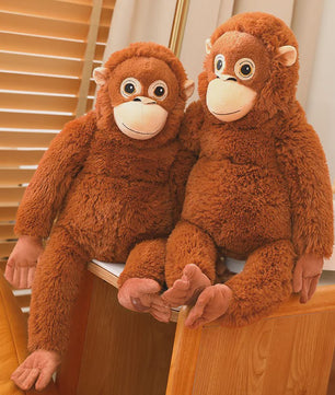 Grote Zachte Pluche Knuffel Gorilla / Aap - 62cm - Leuke Kinderkamer Decoratie & Cadeau