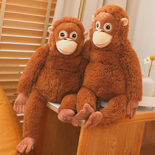 Grote Zachte Pluche Knuffel Gorilla / Aap - 62cm - Leuke Kinderkamer Decoratie & Cadeau