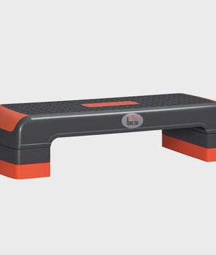 HOMCOM Aerobic Stepper - Verstelbare Hoogte (10-20 cm), Antislip, Fitness Step
