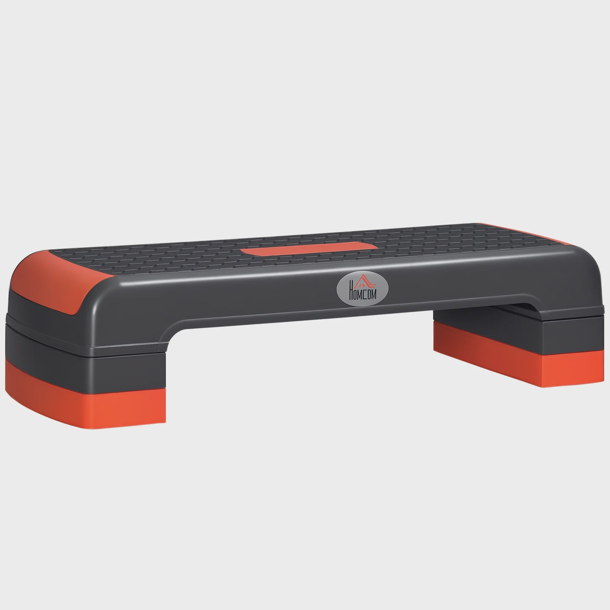 HOMCOM Aerobic Stepper - Verstelbare Hoogte (10-20 cm), Antislip, Fitness Step