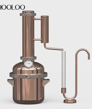 8L Koperen Distilleerapparaat voor Essentiële Olie & Hydrosol - Direct Verwarmbaar