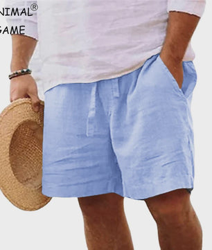 Lichtgewicht Heren Katoenen Shorts - Comfortabel voor Sport, Strand & Casual