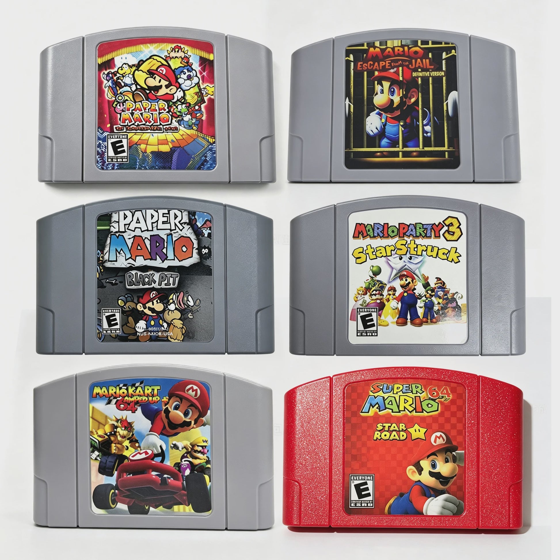 64-Bit Console Game Cartridge Collectie - Mario Serie (NTSC Versie)