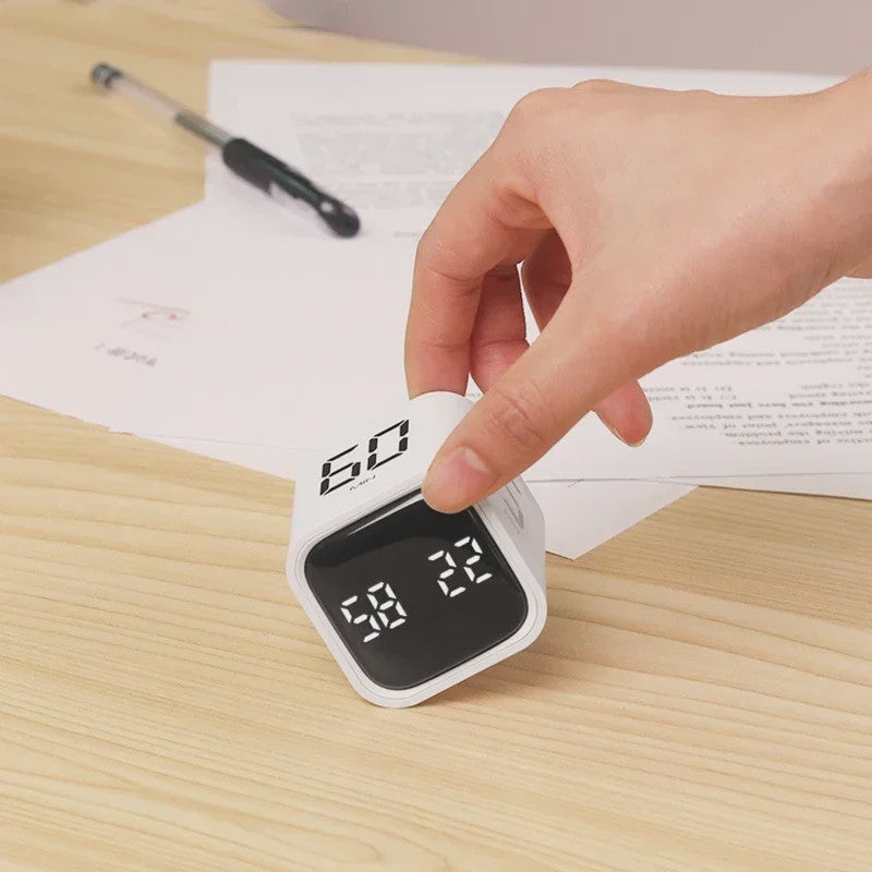 Slimme Kubus Timer met LED Display en Gravity Sensor - Perfect voor Studie, Werk en Koken