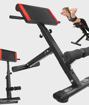 Opvouwbare Fitness Roman Bench: Rugtrainer & Buikspierbank met 150kg Belasting