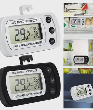Digitale Koelkast en Vriezer Thermometer met Haak - Nauwkeurige Temperatuurmonitoring