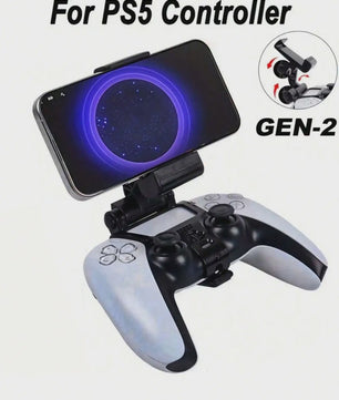 Verstelbare Telefoonhouder Clip voor PS5 Controller - Mobiel Gamingsysteem