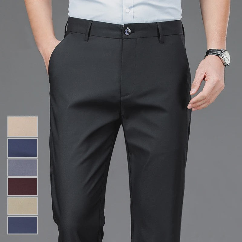 Herfst/Lente Heren Stretch Pantalon - Smart Casual & Office Broek - Sneldrogend