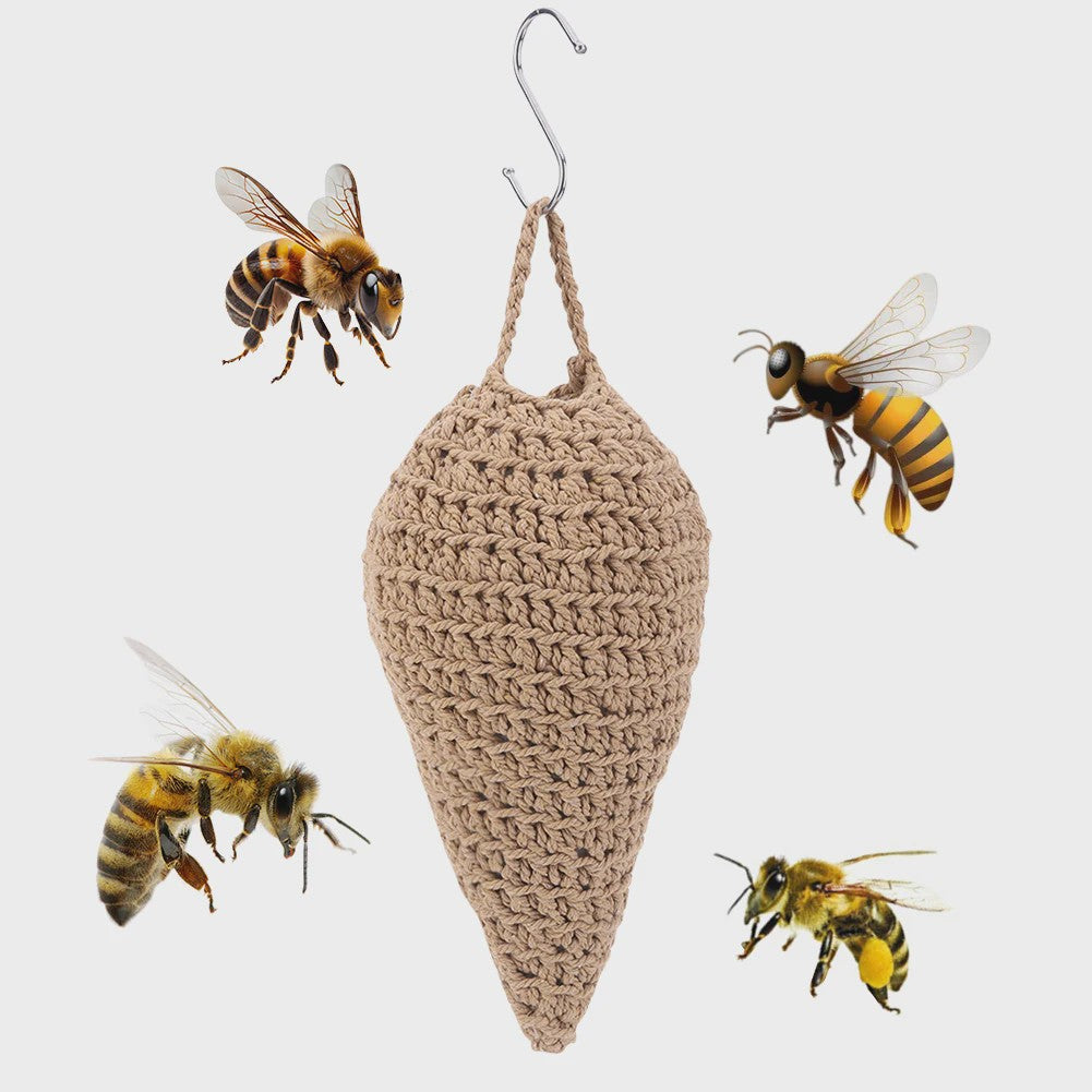 Haakwerk Wespennest Lokmiddel - Imitatie Nest voor Tuin & Buiten - Wespenshrik