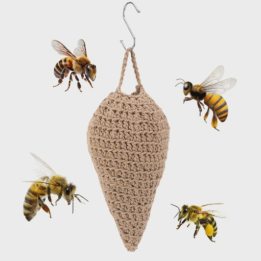 Haakwerk Wespennest Lokmiddel - Imitatie Nest voor Tuin & Buiten - Wespenshrik