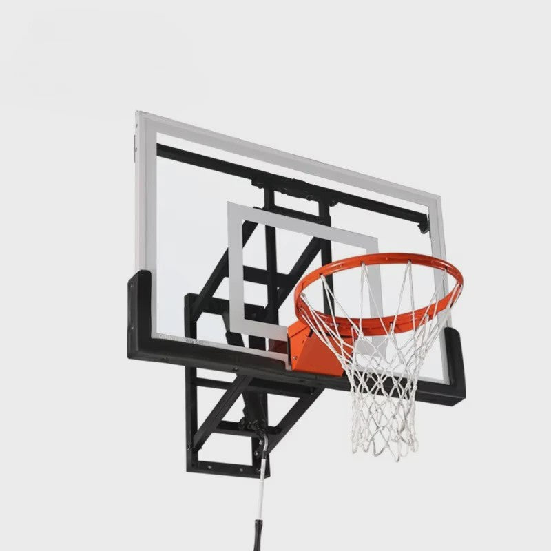 In Hoogte Verstelbare Wand Basketbalring - Indoor Mini Hoop voor Thuisgym