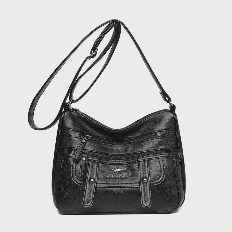 Modieuze Leren Moeder Tas - Grote Capaciteit Schoudertas & Crossbody voor Dames