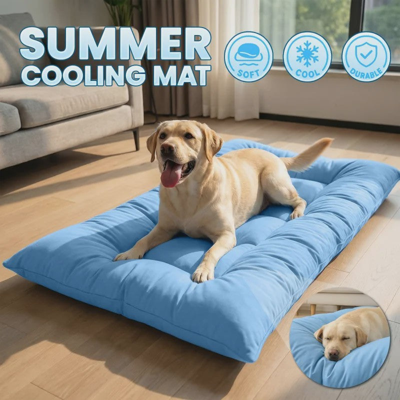 Extra Grote Hond Koelmat - Luxe Pluche Sofa Bed met 8 Compartimenten
