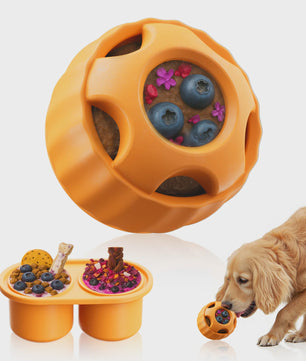 Interactief Hondenspeelgoed: Vulbaar Treat Ball & Zomerse IJstraktaties
