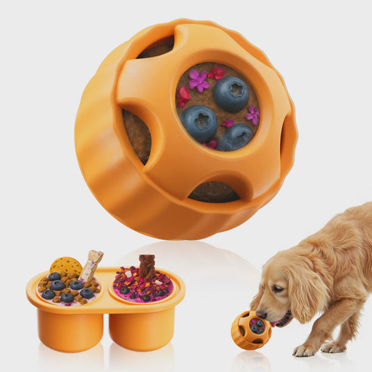 Interactief Hondenspeelgoed: Vulbaar Treat Ball & Zomerse IJstraktaties