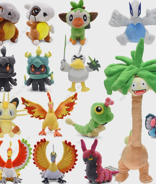 Pokemon Pluche Knuffels: Garchomp, Zapdos, Exeggutor, Lucario & Meer - Cadeau voor Fans