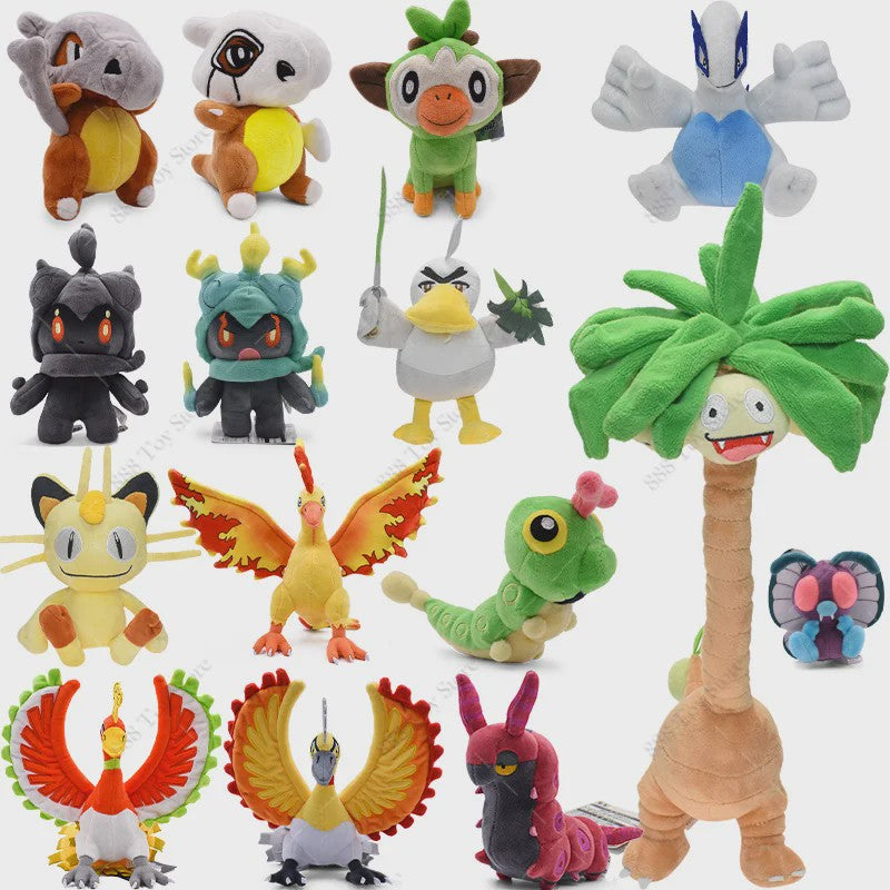 Pokemon Pluche Knuffels: Garchomp, Zapdos, Exeggutor, Lucario & Meer - Cadeau voor Fans