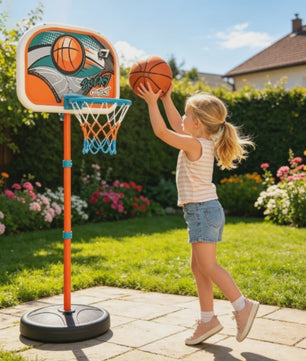 Verstelbaar Basketbalspel Set 133-160 cm - Indoor & Outdoor Sportplezier
