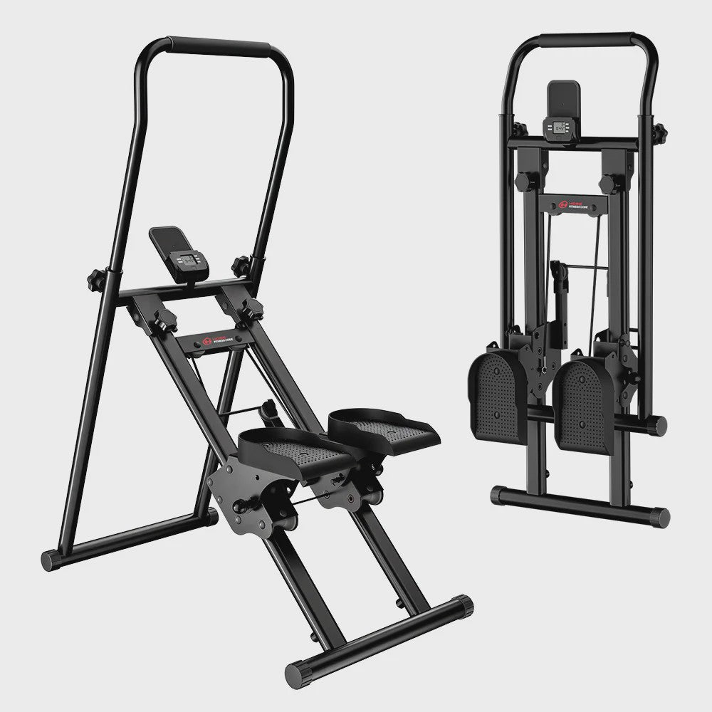 Opvouwbare Stair Stepper - Verticale Klimmachine met 3 Niveaus Weerstand voor Thuis