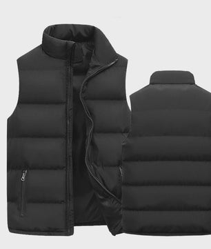 Herfst Winter Heren Bodywarmer - Warm & Waterdicht Vest met Opstaande Kraag