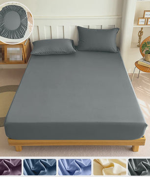 Hoeslaken 100% Polyester met Elastische Band - Diverse Maten & Kleuren