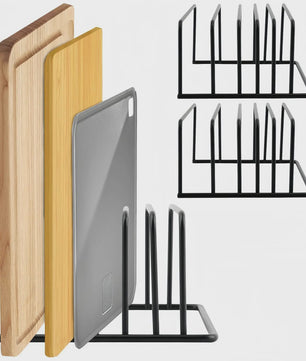 5-laags Keuken Snijplankhouder & Pannendeksel Organizer - Metaal