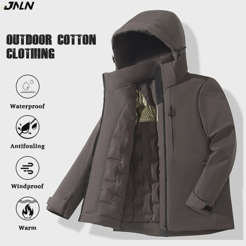 Unisex Waterdichte Fleece Winterjas - Winddicht, Thermisch & Ademend