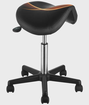 Ergonomische Zadelkruk met Wielen - In Hoogte Verstelbaar & 360° Draaibaar