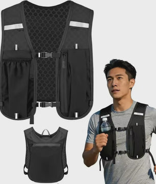 Hydratatie Vest voor Mannen & Vrouwen - Lichtgewicht Ademend Hardloop & Wandelrugzak