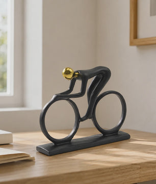 Moderne Wielrenner Beeldje - Decoratief Huisdecoratie & Cadeau
