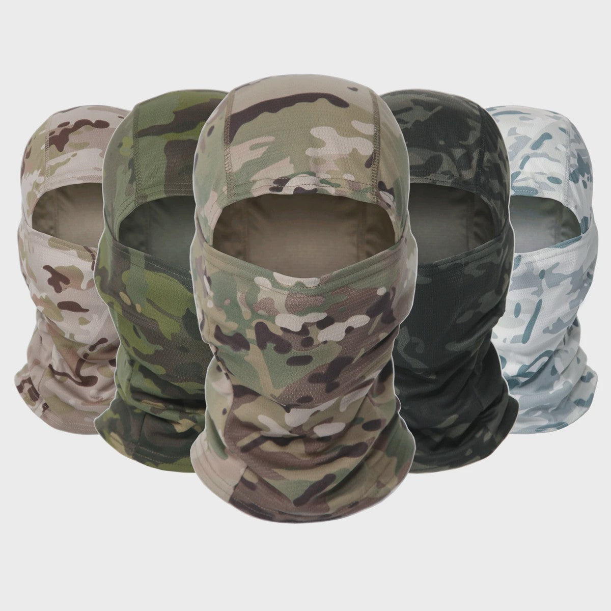 Multicam Camouflage Balaclava - Volledig Gezicht Hoofddeken voor Skiën, Fietsen & Outdoor